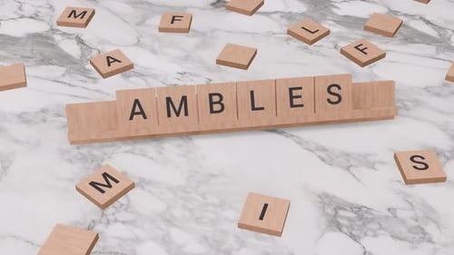 Le mot AMBLES sur Scrabble