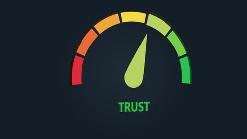 Trust Gauge Meter Going Up Animation
