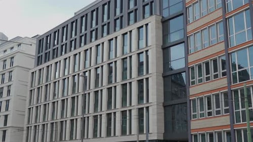 Modern building in city center (Frankfurt)