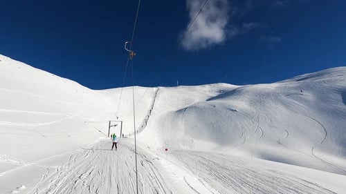 Drag Ski Lift Pov