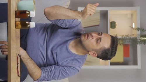 Vertical video of Hair loss.