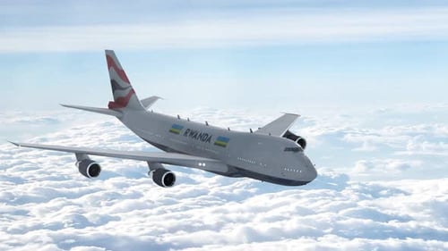 Airplane Animation Rwanda