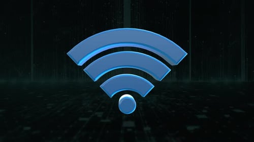 WiFi Internet Icon 4K