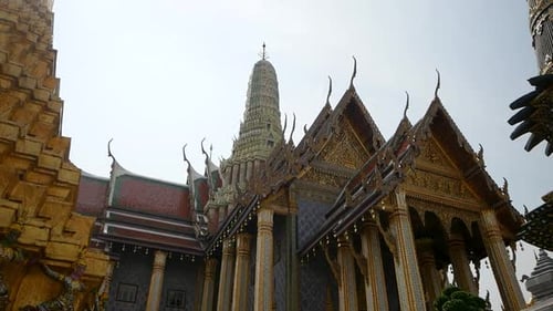 Wat Phra Kaew Exterior Design, Daytime