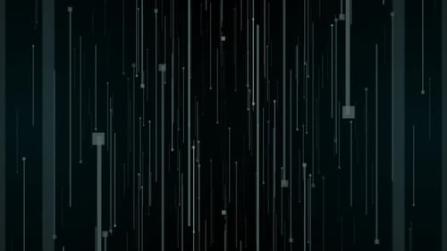 Bucle de fondo animado de partículas de línea oscura