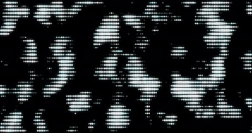 Dynamic Abstract Digital Dots Pattern Background Loop