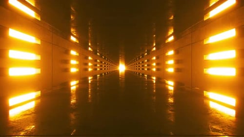 Illuminated Tunnel Animation Loop