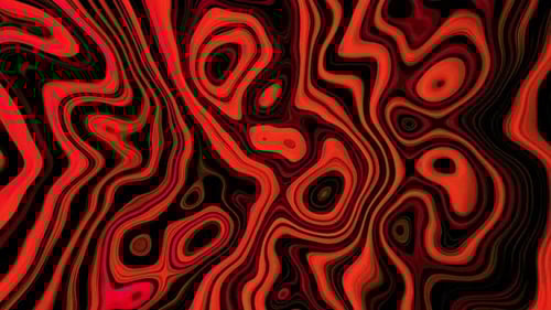 Abstract Liquid Orange Color Background Animation