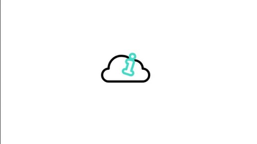 Animiertes Cloud-Symbol