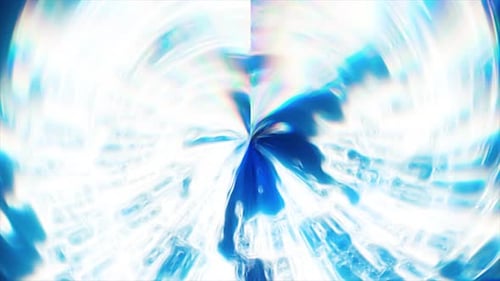 Abstract digital glowing vibrant blue light frame vortex