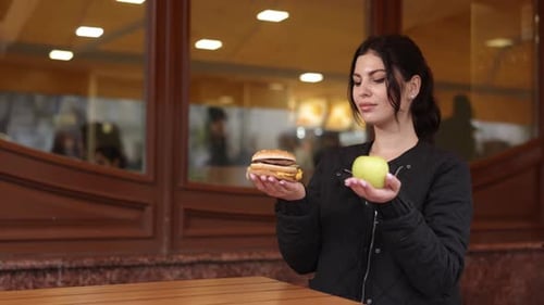 Alimentación saludable Evitar hamburguesas Selección saludable