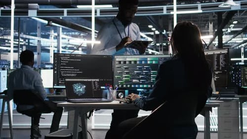 Server Hub Manager Talking with Programmer Using Node Tree Software