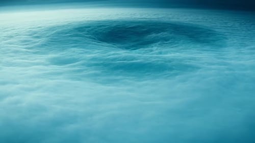 Abstract Blue Fluid Swirls Vortex Light Background Animation