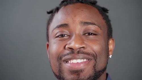 Close Up of Smiling Man