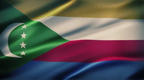 Hintergrund der Flagge der Komoren