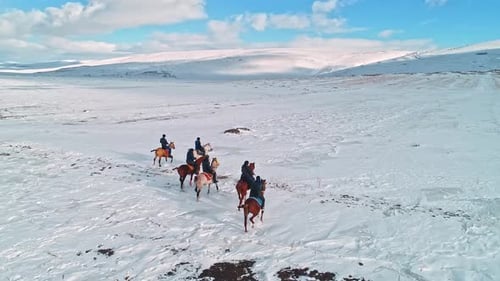 Winter Horseback Riding