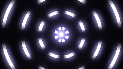 Dynamic portal light tunnel, futuristic motion, abstract background