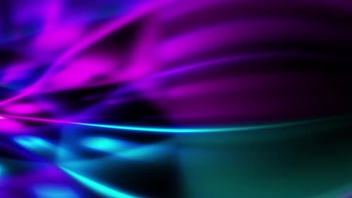 Abstract Fluid Neon Lines Flowing Background Animation