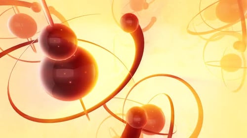 Dynamic Abstract Science Background Animation