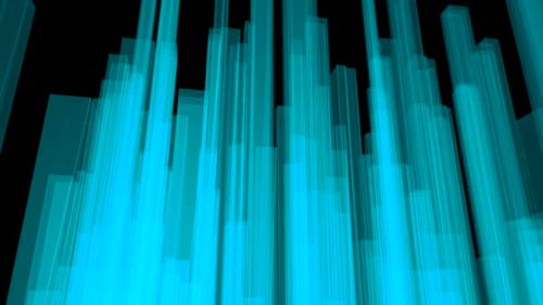 Abstract Digital Data Bars Loop Background