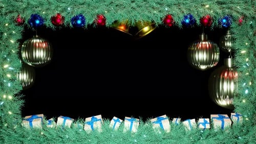 Christmas Frame Overlay Loop