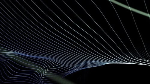 Blue Particles – Smooth Circular Flow