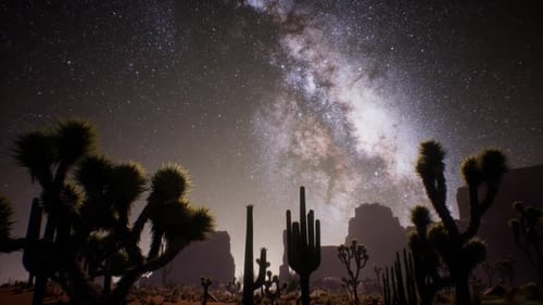 The Milky Way Above the Utah Desert USA