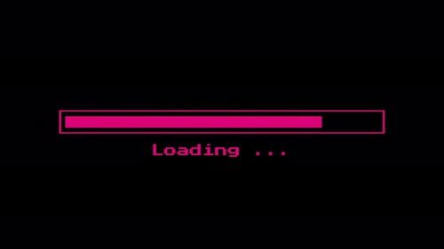 Barra de progreso de carga de Cyber Glitch