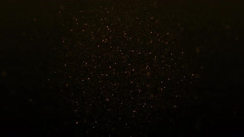 Hintergrundschleife mit Goldpartikeln