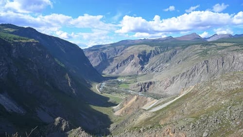 Chulyshman valley in the Altay Mountains, Russia