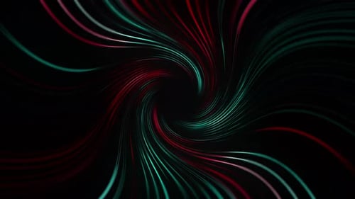 Abstract colorful energy tunnel twisted swirl of cosmic hyperspace magical bright glowing futuristic