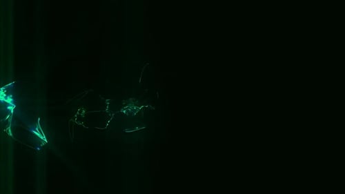 Dynamic Glowing Abstract Lines Motion Background