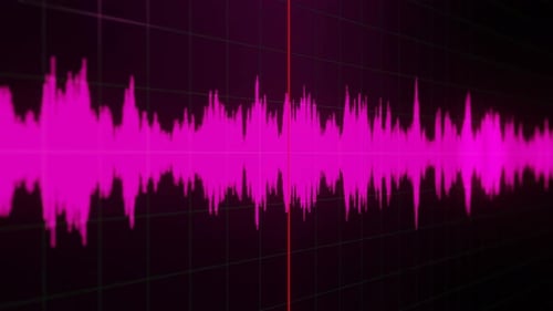 Timeline. Sound wave.