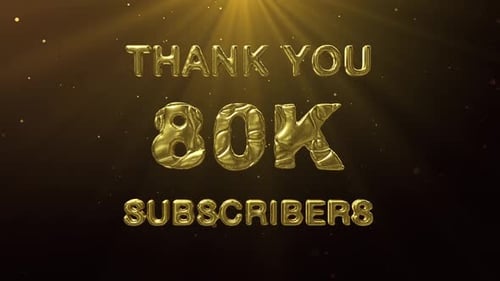 80K Subscribers Celebration Greeting