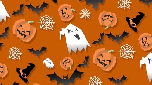 halloween background orange base
