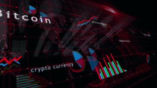 Bitcoin charts and graphs 3d diagram