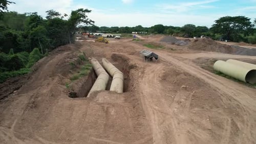 irrigation ditches for agricultural areas