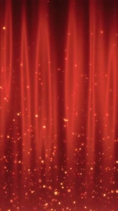 Fondo vertical de cortinas y luces de escenario