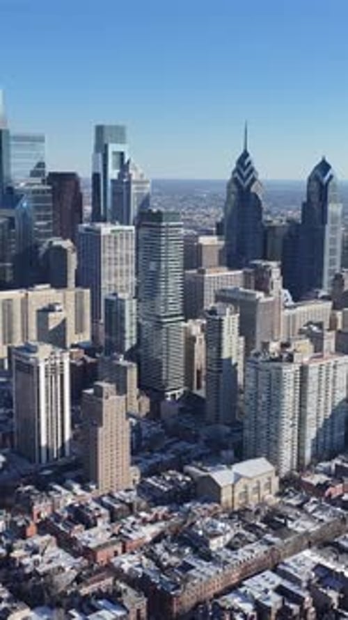 Downtown Philadelphia At Philadelphia In Pennsylvania United States.