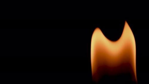 Dancing fire flames