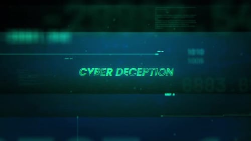 Cybernetic Glitch Text Reveal Opener