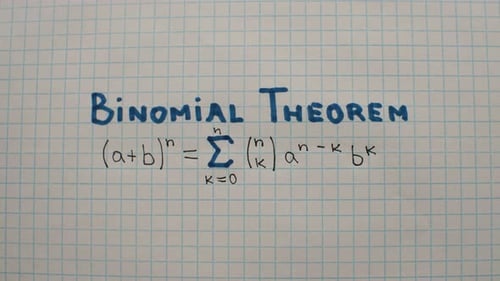 Binomial Theorem On Paper, Time Lapse