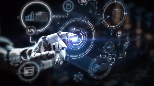 Work of Artificial Intelligence in Digital Space