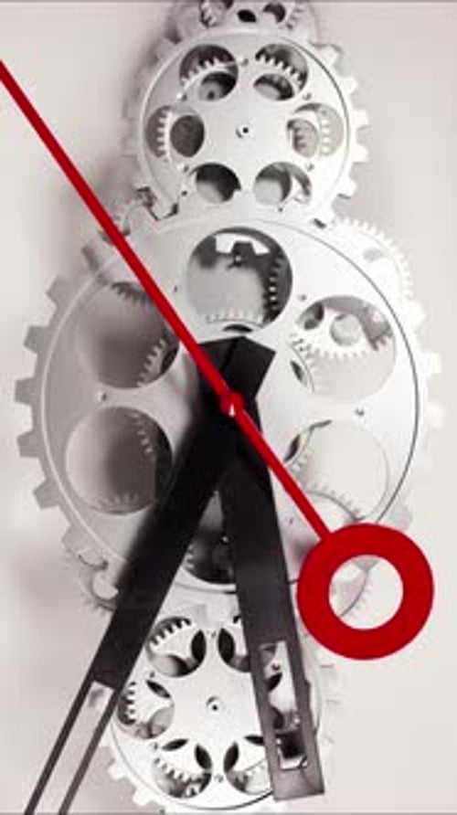 Analogue Clock Timer in Vertical