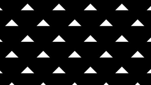 Animated Geometric Triangle Pattern Loop