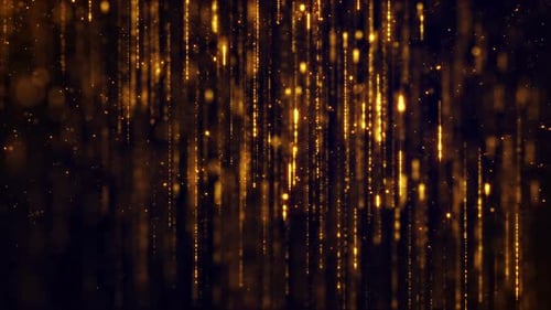 Elegant Gold Particles Background