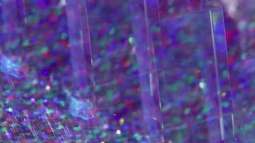 Illuminated Glitter Geometric Light Kaleidoscope