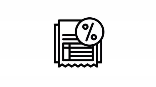 percentage line icon animation