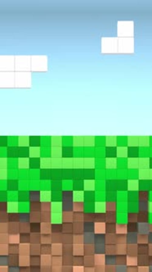 Geometrisches Mosaik-Wellenmuster für Videospiele