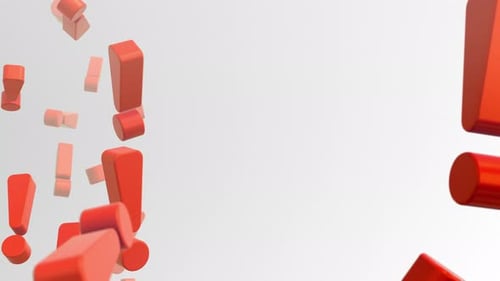 Exclamation Mark background animation